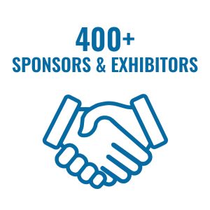 400+ Sponsors & Exhibitors