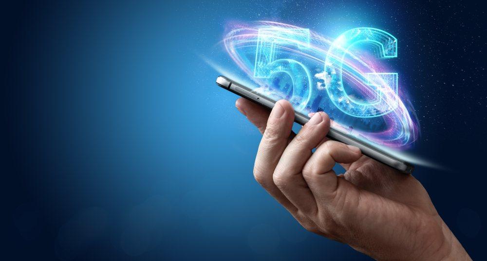 Digital 5G on smartphone