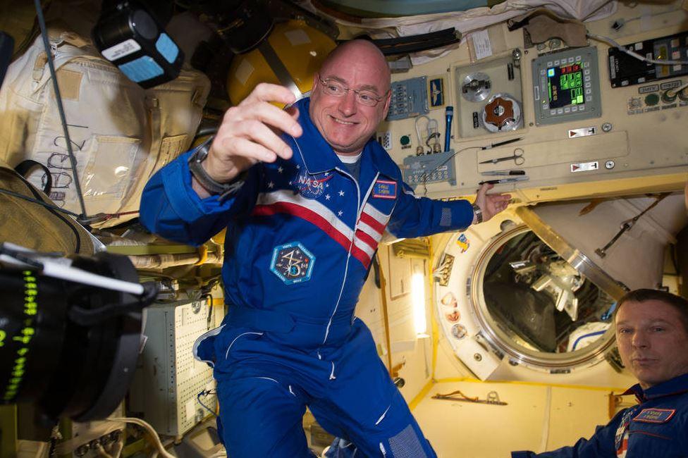 Capt. Scott Kelly in space